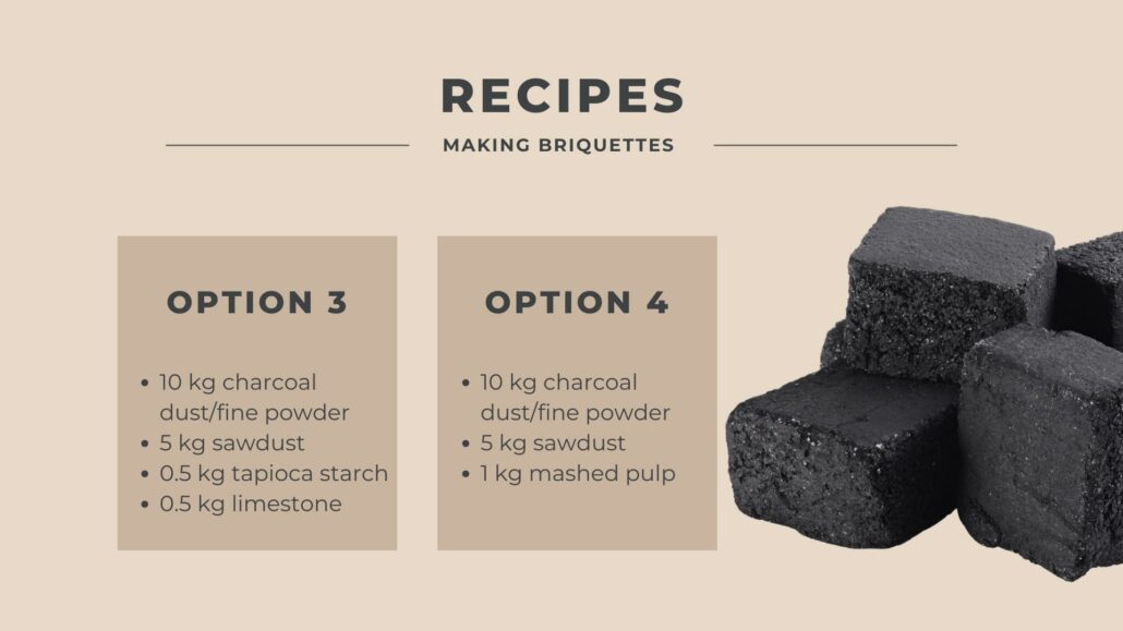 Charcoal briquettes production process (2)